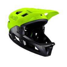 Leatt велосипедний шолом mtb enduro 2.0 (знімна щелепа) v24 lime колір чорний/жовтий fluo розмір s (51-55 cm)