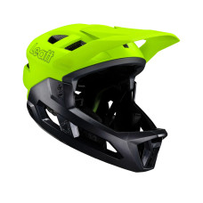 Leatt велосипедний шолом mtb enduro 2.0 (знімна щелепа) v24 lime колір чорний/жовтий fluo розмір l (59-63 cm)