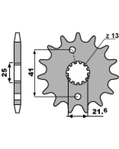 Pbr передняя звезда 438 15 18nc suzuki gsx 400 f 81-86, gr 650 (-1) (цепь 520)