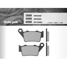 Brenta тормозные колодки kh208/kh213 (золотые) off road зад brembo (ft 6088)