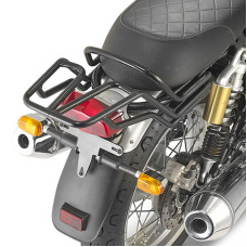 Kappa стеллаж для центрального кофра royal enfield interceptor 650 '19-'22 черный (без платформы)
