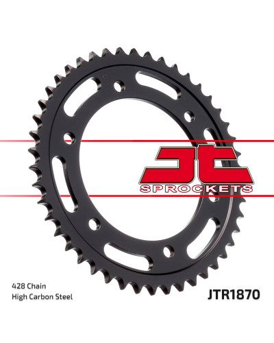 Jt задняя звезда 4372 44 yamaha ybr 250 '07-'11 (437244jt) (цепь 428)