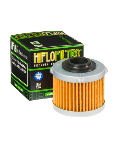 Hiflo масляный фильтр hf 186 aprilia scarabeo 125/200 (50)