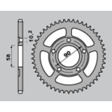 Jr передняя звезда 281 13 (28113jt) honda xr 600r, xl 600 r/rm/lm