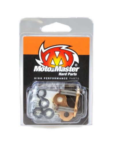 Moto-master сполучна ланка-заклепка для ланцюга gpxn-520g professional narrow motocross / эндуро racing (x-ring) золотий - 1 штука