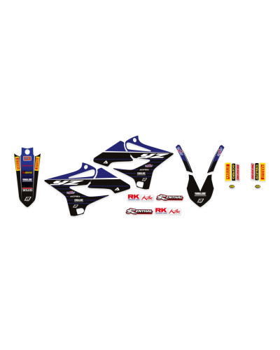Blackbird комплект наклейок yamaha yz 125/250 '22-'24 replica yamaha factory racing 20