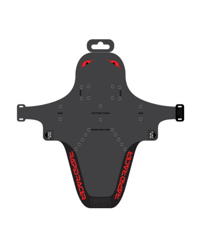 Rapid  racer product rrp велосипедний бризковик enduroguard large (великий) колір чорний/червоний