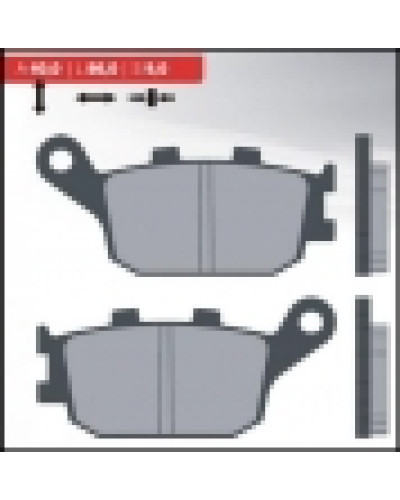 Brenta тормозные колодки kh174 (золотые) зад (ft 4072)