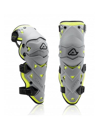 Acerbis наколінники, захист для колін evo 3.0 колір сірий / жовтий fluo