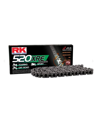 Rk цепь приводная 520xre-120 (xw-ring) заклепка (clf) в наборе стандартная (объем: do 800 ccm) (36,5 kn)