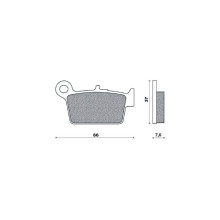 Brenta тормозные колодки kh367/2 (ft 3125)