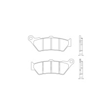 Brenta тормозные колодки kh209 (золотые) (ft 4090)