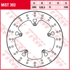 Trw zf гальмівний диск перед aprilia sr 125/300 '11-, gilera nexus 250 '06-'08, nexus 125 '07-'15, nexus 300 '08-'14, nexus 500 '04-'15, piaggio x7 125/250 '08-'14, x8 125/200/250 '04-'06, x