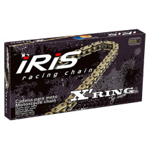 Iris ланцюг привідний 520 xr-124 (124-звено) x-ring (открытый + застёжка) золотий (do 600ccm) (35,0kn)