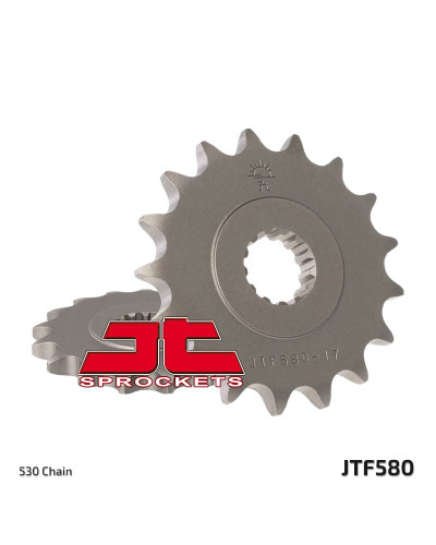 Jt передня зірка 580 17 yamaha fzr 1000/ fz6/ r6 (58017jt) (ланцюг 530)