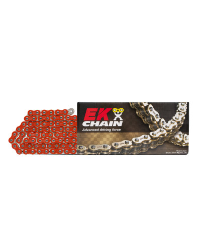 Ek цепь приводная ek520mvxz2 120 qx-ring красный (do 1000ccm) (39,7kn) (made in japan) заклепка