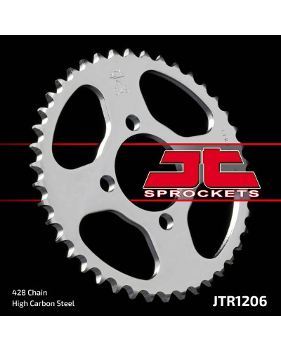 Jt задняя звезда 4304 44 honda cbr 125 '04-'10 (+2) (430444jt) (цепь 428)