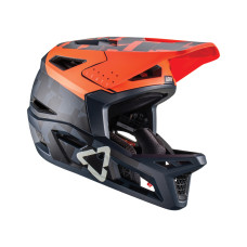Leatt велосипедний шолом mtb gravity 4.0 v22 helmet coral колір чорний/помаранчевий розмір xl (61-62 cm)