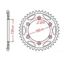 Mtx parts задня зірка 4399 40 honda cbr 1000 rr '04-'05, vtr 1000sp1/sp2 '00-'06 (jtr1306.40) (ланцюг 530)