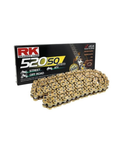 Rk цепь приводная 520so-120 (o-ring) заклепка (clf) в наборе золотой (объем: do 400 ccm) (30,5 kn)