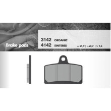Brenta тормозные колодки kh399 перед (ft 3142)