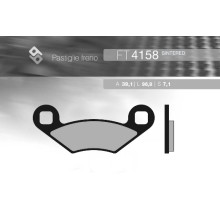 Brenta гальмівні колодки kh159  (золоті) polaris (39,1x96,9x7,1) (ft 4158)