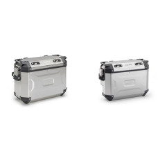 Kappa боковой кофр 48 л monokey cam side kvg48a k'voyager алюминиевые, комплект правого и левого бокса, цвет серебристый