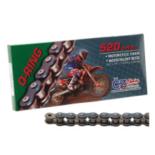 Cz цепь приводная 520 orm (102 звено) o-ring do 450 ccm (34,0 kn) + застежка