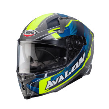 Caberg інтегральний шолом avalon x optic колір сірий mat/синій/жовтий fluo розмір m