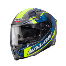 Caberg інтегральний шолом avalon x optic колір сірий mat/синій/жовтий fluo розмір l
